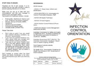 21.604 infection control orientation pamphlet