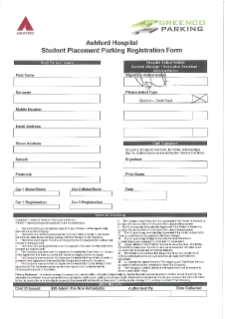Ashford student parking form greeno june