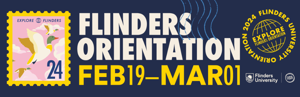 Orientation week banner with dates 19 Feb to 1 March 2024